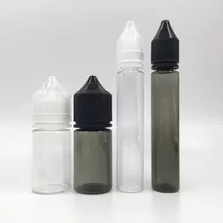 بطری مایع Empty Plastic E 60ml 15ml 30ml 10ml بطری 120 میلی لیتری Pet Black Dropper V3