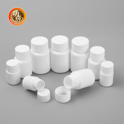 بطری خالی قرص پلی اتیلن پلاستیکی بطری بسته بندی کپسول ویتامین HDPE