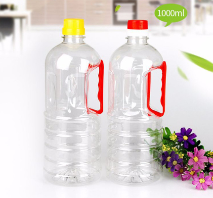 بطری پلاستیکی سس سویا روغن خوراکی PET با دسته OEM ODM