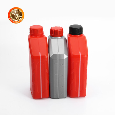 بطری خالی روغن موتور HDPE بطری بنزین قرمز آبی