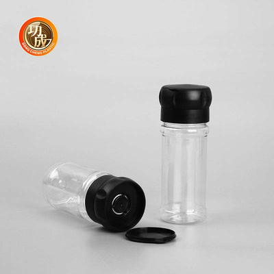 بطری پلاستیکی شفاف PET در آشپزخانه از شیشه های ادویه 100 میلی لیتری استفاده کنید
