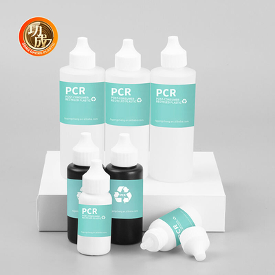 لوازم آرایشی Pcr پلاستیکی توزیع بطری فشار با پیچیدن بالا بطری روغن مو مرطوب کننده نوزل