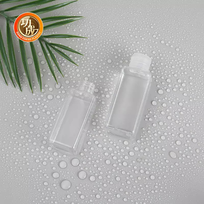 بطری ضدعفونی کننده کوچک پلاستیکی OEM بطری ضدعفونی کننده دستی اندازه مسافرتی PCR PLA با نگهدارنده سیلیکونی