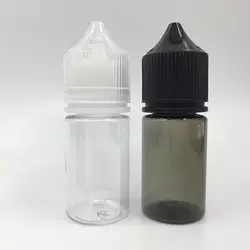 بطری مایع Empty Plastic E 60ml 15ml 30ml 10ml بطری 120 میلی لیتری Pet Black Dropper V3