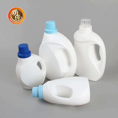 بطری خالی ماده شوینده HDPE 1000 میلی لیتری 1500 میلی لیتری 3000 میلی لیتری مایع شوینده سفید