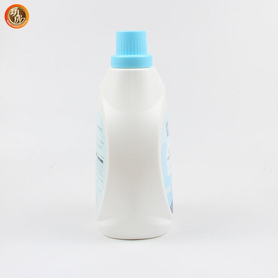 بطری های پلاستیکی مواد شوینده مایع لباسشویی HDPE با درپوش اندازه گیری 1 گالن 3000 میلی لیتر
