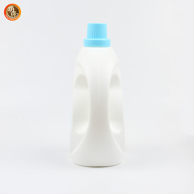 بطری های پلاستیکی مواد شوینده مایع لباسشویی HDPE با درپوش اندازه گیری 1 گالن 3000 میلی لیتر