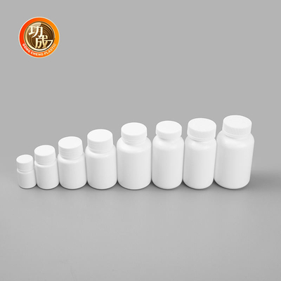 بطری قرص داروخانه مات HDPE بطری کپسول پلاستیکی 15 تا 200 میلی لیتری