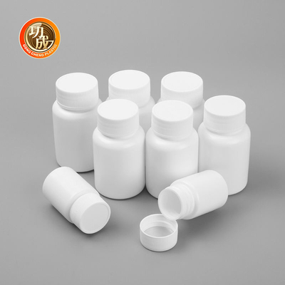 بطری قرص پلاستیکی سفید 100 میلی لیتری 120 میلی لیتری 150 میلی لیتری با رویه پیچ