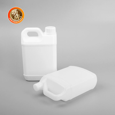 بطری آب پلاستیکی شیمیایی پلی اتیلن ضخیم شده خالی با دسته