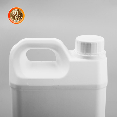 بطری آب پلاستیکی شیمیایی پلی اتیلن ضخیم شده خالی با دسته