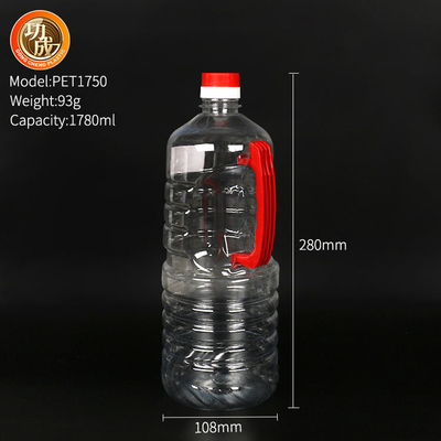 بطری های پلاستیکی سفارشی 800 میلی لیتری 900 میلی لیتری بطری سس سویا PET شفاف