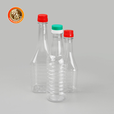 بطری های ادویه پلاستیکی روغن نارگیل 500 میلی لیتری بطری سس سویا درجه غذا