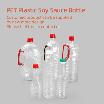 بطری های پلاستیکی چاشنی 380 میلی لیتری 500 میلی لیتری 760 میلی لیتری بطری روغن خوراکی مربعی خالی