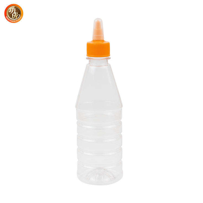 بطری سس پلاستیکی قابل استفاده مجدد بطری فشرده بدون چاشنی BPA