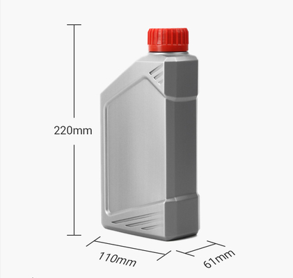 بطری خالی روغن موتور HDPE بطری بنزین قرمز آبی