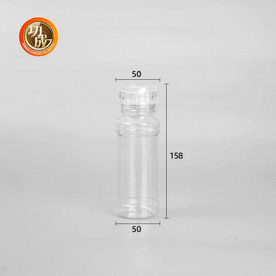 250 میلی لیتر بطری های ادویه PET چاشنی ظروف نمک و فلفل