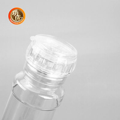 بطری های پلاستیکی شفاف سفارشی ادویه جارو شاکر چاشنی 250 میلی لیتری 500 میلی لیتری