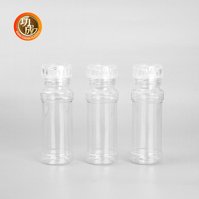 بطری های ادویه پلاستیکی شیکر درجه غذا 350 میلی لیتر 500 میلی لیتر شیشه ادویه PET
