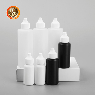 قطره چشم بطری پلاستیکی شفاف Hdpe بطری قطره دارویی مایع