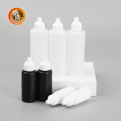 20mm چشم دهان قطره قطره ای پلاستیکی بطری مایع E با سرپوش پیچ ضد بچه