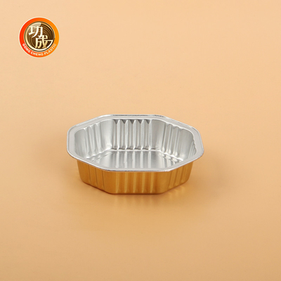 جعبه های بسته بندی سفارشی آلومینیوم دوستدار محیط زیست نقره / طلا / طراحی OEM شکل مستطیل / گرد / OEM