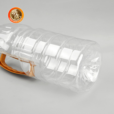 بطری های پلاسٹک صاف آبمیوه مواد غذایی بطری بسته بندی 1000ml-1800ml ظرفیت